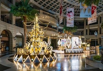 【DIOR 迪奧】迪奧奇幻星願限定快閃店 五米巨型迪奧聖誕樹進駐 BELLAVITA中庭廣場 點亮聖誕星願  