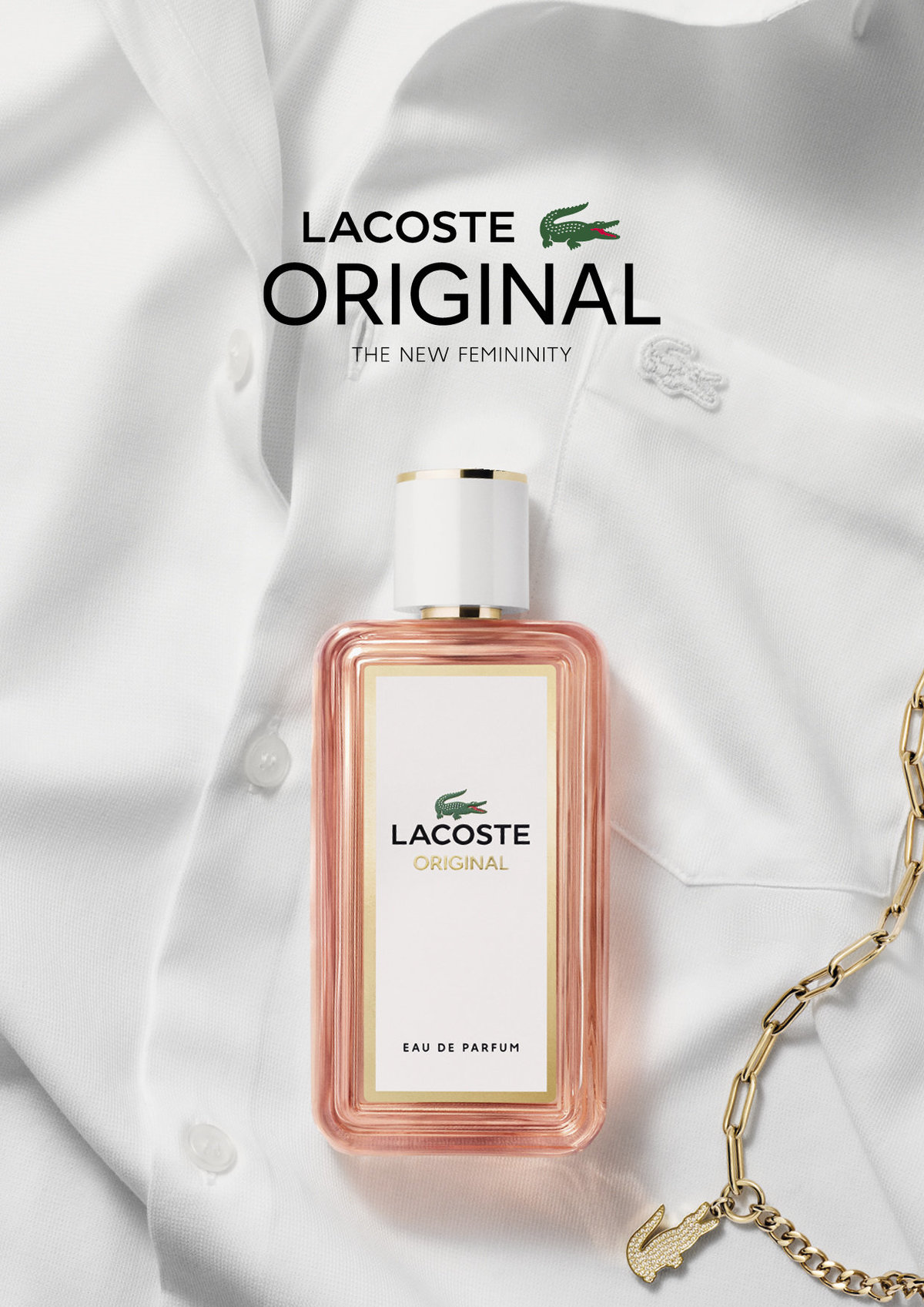 Lacoste】 POUR FEMME經典女性淡香精綻放法式優雅新姿態以率性自信詮釋